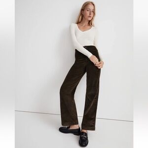 Madewell Emmett Perfect Vintage Wide Leg Structured Corduroy Pants 29